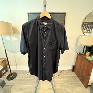 rag & bone - Standard Issue Beach Cotton SS Shirt - Navy